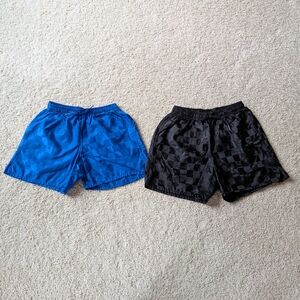 DSG Checkered Soccer Shorts Size S/M